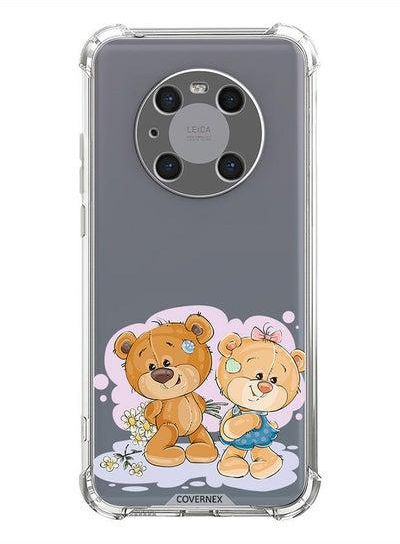 Shockproof Protective Case Cover For Huawei Mate 40 Pro Teddy Bear Couple