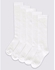 Pack of 5 Pelerines School Socks - White