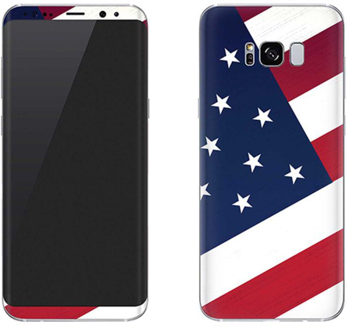 Vinyl Skin Decal For Samsung Galaxy S8 Flag Of US