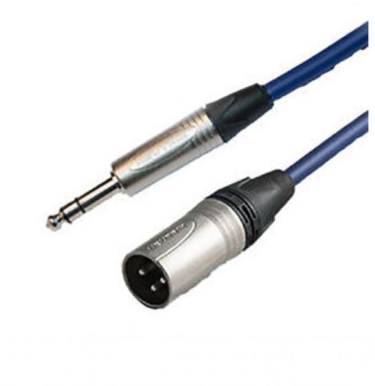 Wassalat TS Pro Audio Cable Assembly, ¼ Male to 3 Pin XLR Female- 6 Meter