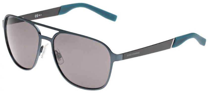 Hugo Boss Rectangular Men's Sunglasses - BOSS 0553/S-0EX-55-EJ
