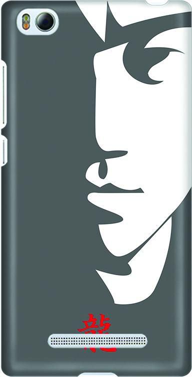 Stylizedd Xiaomi Redmi 4 Slim Snap Case Cover Matte Finish - Tibute - Bruce Lee ‫(Grey)