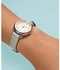 ساعة كوارتز للنساء، بعرض انالوج وسوار جلدي من تايمكس - TW2R62800.