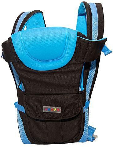 Generic Multi - functional Ventilated Baby Carrier Backpack - Brown with Blue