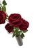 A Glass Vase With Red Roses For Home Decor