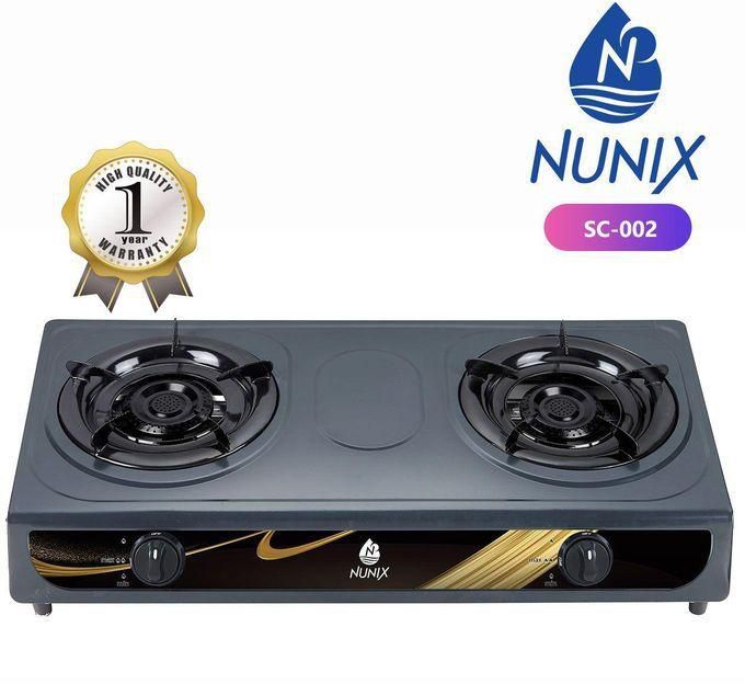 Nunix Stainless Steel 2 Burner Gas Cooker