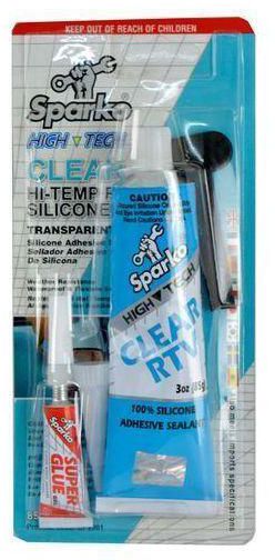 Sparko Clear RTV Silicone Adhesive Sealant