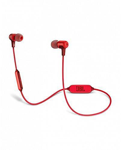JBL E25BT - Wireless In-ear Headphones with Remote and Mic - Red