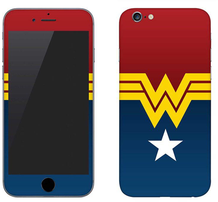 Vinyl Skin Decal For Apple iPhone 6 Plus Wonder Woman