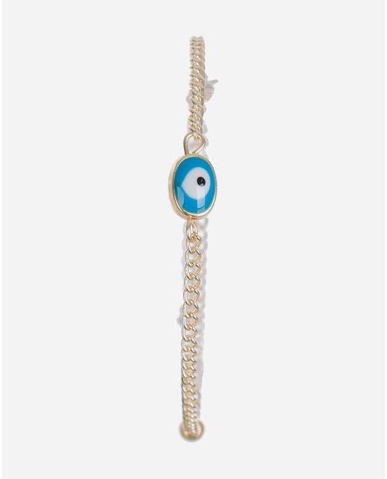 Variety Evil Eye Bracelet - Turquoise & Gold