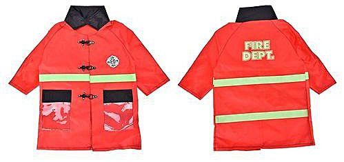 Generic Children Pretend Play Firefighter Uniform Costume Set - Colormix