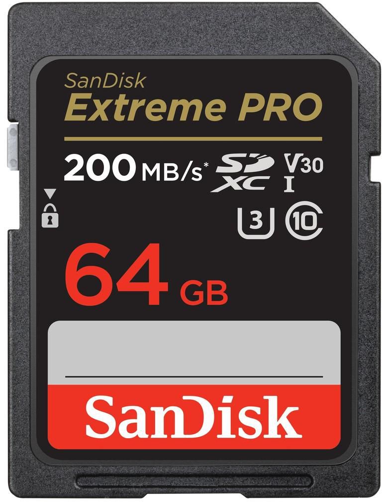 SanDisk Extreme PRO SDXC Class 10 Memory Card - 64GB