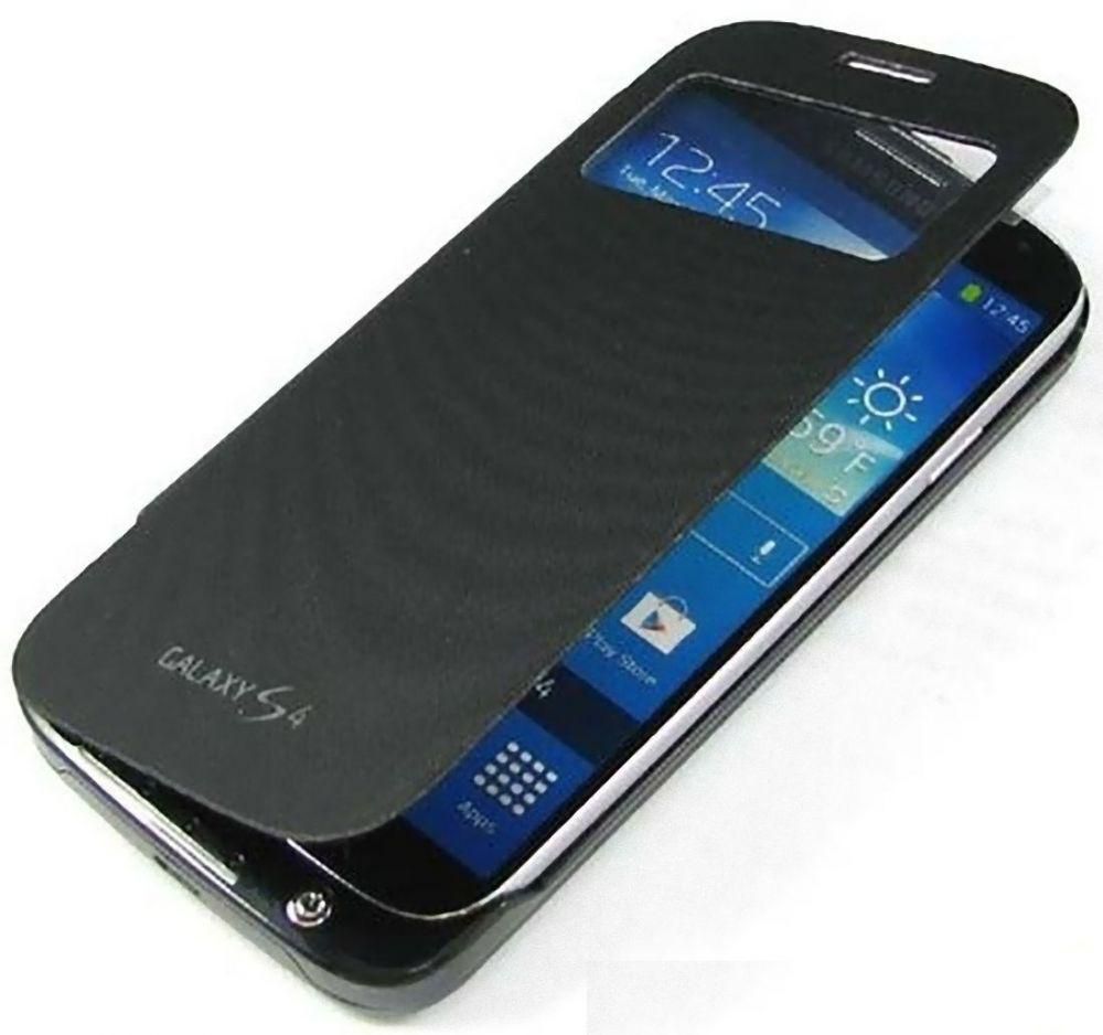 S View Cover for Samsung Galaxy S4 I9500  Black