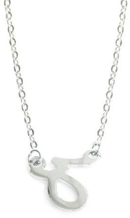 JewelHub Zodiac Capricorn Necklace - Silver