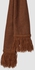 Scarf Collections Solid Wool Winter Scarf/Shawl/Wrap/Keffiyeh/Headscarf/Blanket For Men & Women - Medium Size 37x170cm - Light Brown
