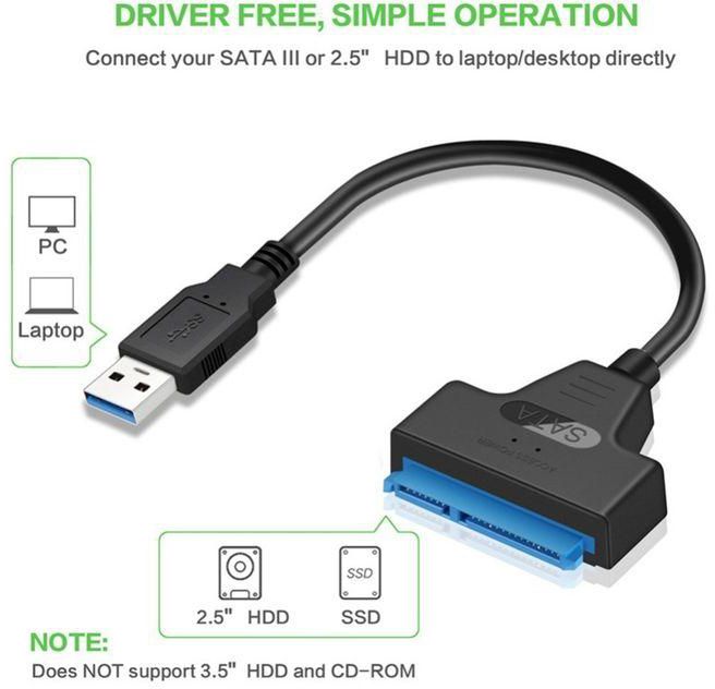 SATA USB CABLE 2.5'' SATA HARD DRIVE CABLE