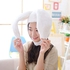 Aiwanto Rabbit Hat Party Costume Decoration Eastern Bunny Hat Bunny Ears Cap (White)