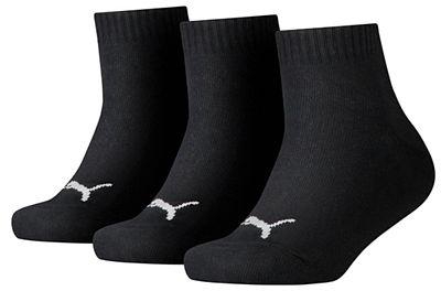 Puma 3 Pack Socks - Black