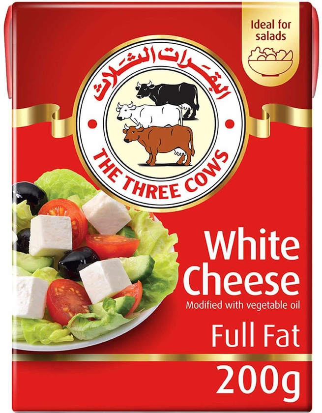 The Three Cows White Cheese 200g