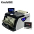 Xindabill Reliable High-speed bill counter money cash counting machine with UV and MG detection