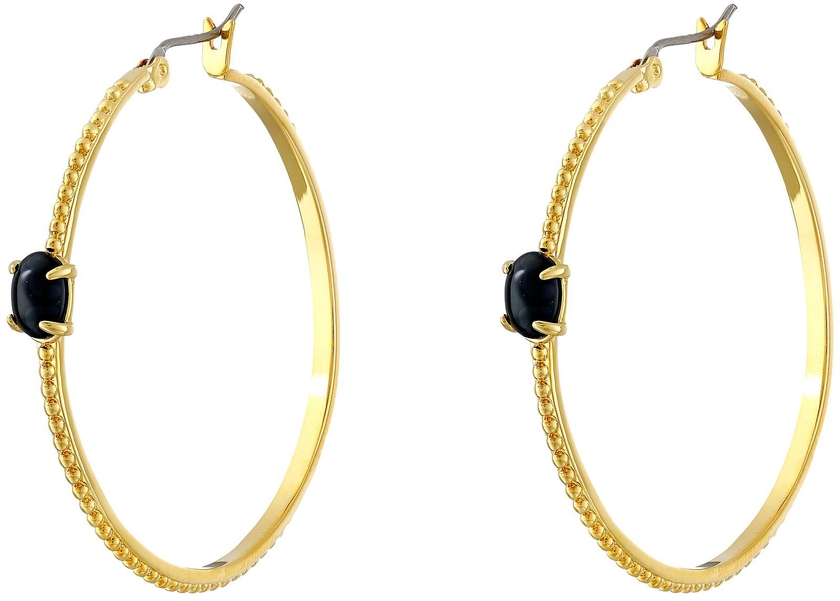 Vince Camuto Hoop Earrings with Stone Accent