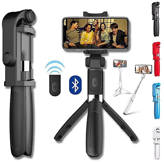 Generic Selfie Tripod Phone Holder Stick Monopod With Bluetooth Wireless Remote Shutter
