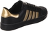 Toobaco Black & Gold Fashion Sneakers For Men