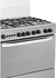 Get White Point WPGC9060XFSAM Gas Cooker, 5 Burners, 90×60 cm - Silver with best offers | Raneen.com