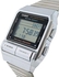Casio Data Bank Men's Digital Dial Stainless Steel Band Watch - DB-380-1