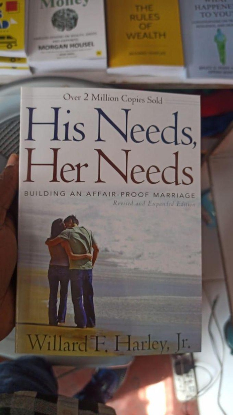 Jumia Books His Needs, Her Needs: Making Romantic Love Last (How to Identify and Satisfy 10 Vital Needs in Your Marriage. A Practical Relationship Guide for Couples)