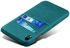 Phone Case for iPhone XR Slim Fit Thin PU Leather Hard with Card Slots Protective Case Cover, Green