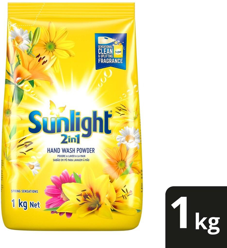 Sunlight 2 In 1 Hand Washing Powder Spring Sensations 1Kg