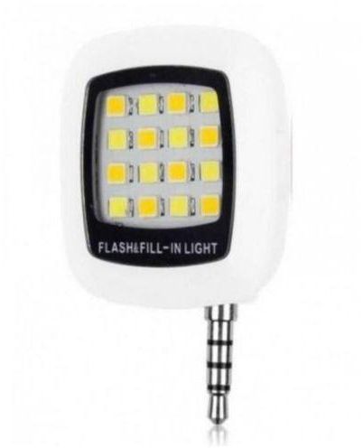 Generic Selfie LED Flash for Android and iOS Phones and Tablets - White