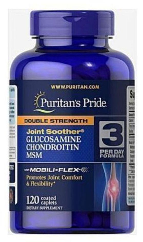 Puritan'S Pride Double Strength Glucosamine, Chondroitin, MSM X120 Caps
