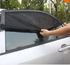 غطاء لشبابيك السيارة الخلفية لتقليل من وهج الشمس والحرارة لون اسود شفاف