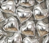 1Pc Silver Heart/Love Shaped 18inch Helium Aluminium Foil Balloon