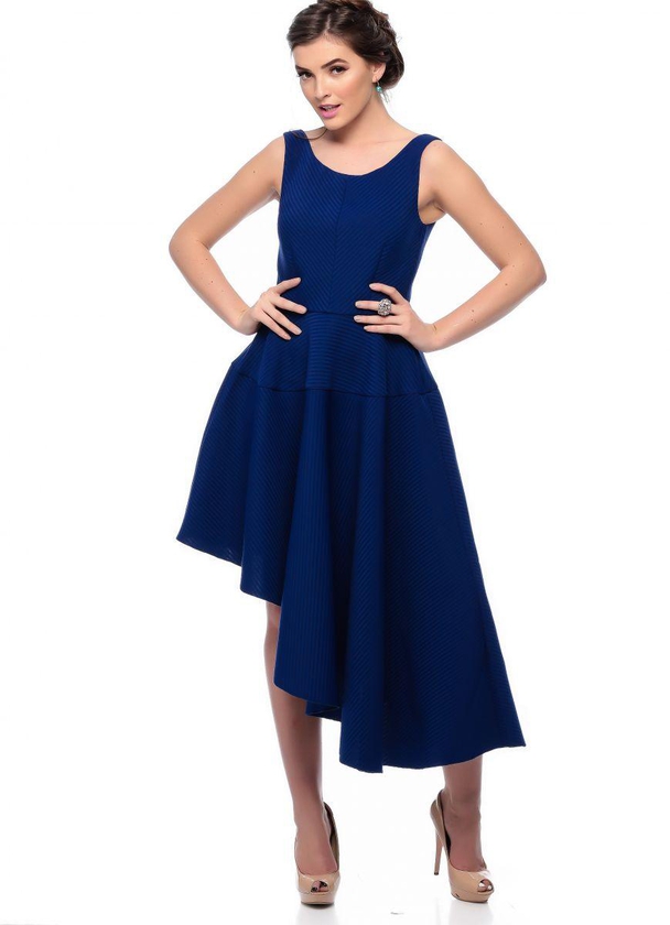 GODDIVA DR488 Maxi Dress for Women - 8 UK, Royal Blue