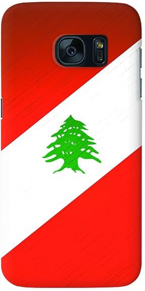 Stylizedd Samsung Galaxy S7 Edge Premium Slim Snap case cover Matte Finish - Flag of Lebanon