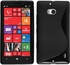 S Body TPU Case Cover For Nokia Lumia 930 / 929 With Screen protector - Black