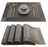 PVC Table Cloth And Table 6 Pieces- Grey