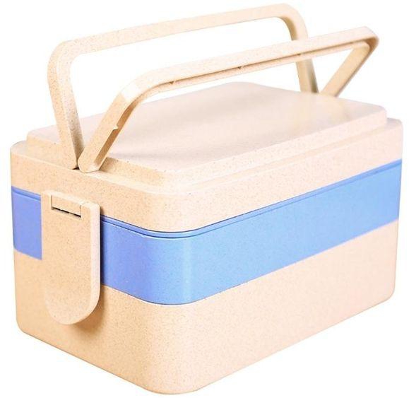 Generic Wheat Straw Lunch Box Japanese Tableware Lunch Box Microwave Oven Lunch Box