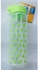 Dotted Straw Water Bottle - 700ml - Green 