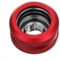G1/4 Thread Rigid Tube Compression Fittings OD 16mm Hard Tube Extender Fittings For PC Water Cooling Red (red)