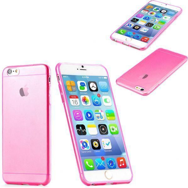 Ultra Thin Slim Soft Gel TPU Back Case Cover Skin For 4.7 Inch Apple iPhone 6 Hot Pink