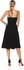 Ali & Jay Women's Wrap Top Pleated Fit and Flare Sleeveless Dress, Black, M