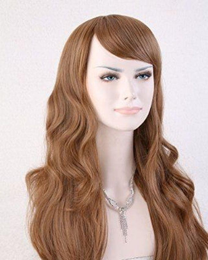 Ladies Hair Wig - Long - Light Brown