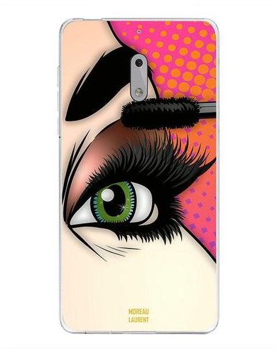 Skin Case Cover -for Nokia 6 Making Eyelashes Making Eyelashes