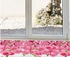 Pink Rose 3D Romantic Love Female Bedroom Bedroom Bathroom Shop Window Wall Stickers