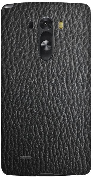 Stylizedd LG G3 Premium Slim Snap case cover Matte Finish - Black Leather