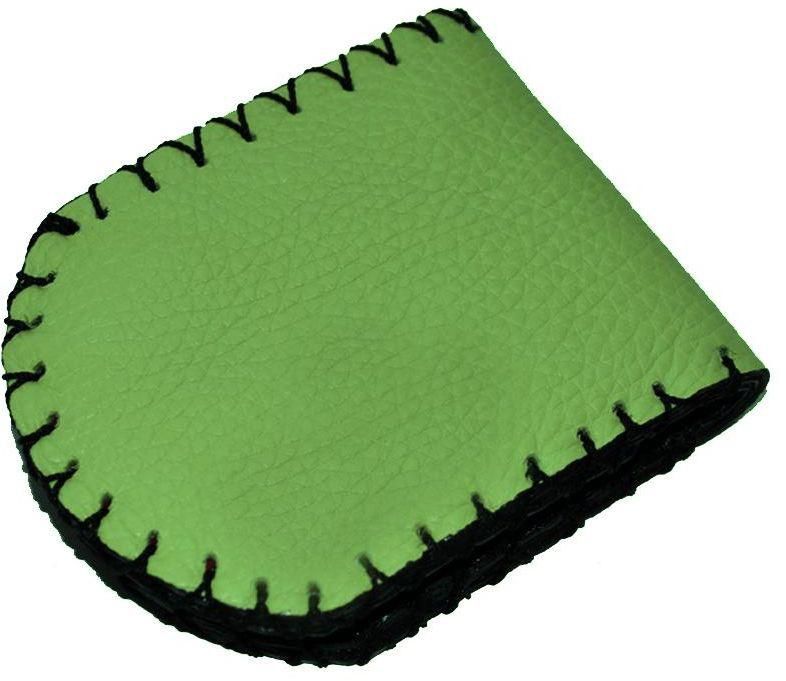 Green Leather For Unisex - Bifold Wallets